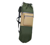 Gralara Zaino da Skateboard, Borsa da Viaggio, Organizer, Chiusura con Coulisse, Custodia per Longboard, Tessuto Oxford, Impermeabile, Leggero, Adatto per Att, Verde Scuro