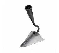 Gralara Zappa per Coltivazione Attrezzo Manuale Testa Triangolare Forgiata Punta Resistente Scavo E Rimozione Terreno Compatto Applicazione per Campo Orto Giardino, Grande