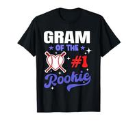 Gram Of Rookie 1st Baseball Festa di Compleanno Tema Corrispondenza Maglietta