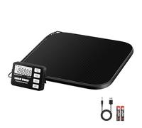 GRAM PRES Bilancia postale digitale ad alta precisione, 10 g, con presa/tara/pc, con display LCD per pacchi, bagagli, ufficio postale, cane, batteria e cavo USB inclusi