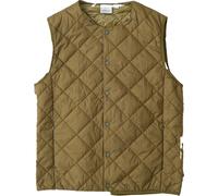 Gramicci - Giacca senza maniche trapuntata e isolata - Thermal Insulation Quilted Vest Deep Laurel per Uomo in Pelle - Taglia L - Kaki