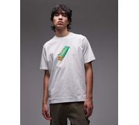 Gramicci - T-shirt grigia con stampa di barretta di granola-Grigio S