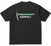 Gramicci - T-shirt in cotone biologico - Ice Axe Tee Vintage Black per Uomo in Cotone - Taglia L - Nero