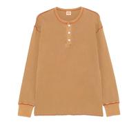 Gramicci - Waffle Henley - - Knitwear - Uomo - Marrone - L