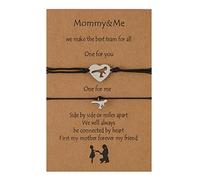 Gramigg 2 pezzi/set di catena regolabile con ciondolo a forma di dinosauro per relazioni fidanzate, Natale, San Valentino, promessa, braccialetti a distanza regolabile, braccialetti coordinati per il