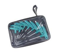 Gramigg 6/9Pcs Set di chiavi esagonali chiave dado chiave T maniglia chiave con borsa di immagazzinaggio Strumento di riparazione domestica 1.5-10mm Chiave a T in acciaio
