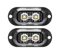Gramigg ABS PC Costruzione 2 Strisce LED Spia Per Rimorchi Camion Tensioni 12-24V Illuminazione Intensità ABS PC Luce Posizione Laterale