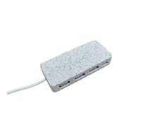 Gramigg Adattatore Splitter per Cavo Prolunga USB C in Legno per Tastiere Portatili Dock Ricarica Tipo C