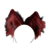 Gramigg Anime Cosplay Puntelli Lupo Capelli Cerchio Coda Pelosa Styling Dei Capelli Per Halloween Fascia Peloso Gattino Animale Carnevale Orecchio Animale Fascia Per Lavare il Viso