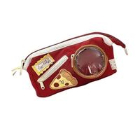 Gramigg Astuccio per matite in poliestere con scomparti multipli di grande capacità sacchetti per matite portatili borsa per trucchi da viaggio borsa per matite forniture scolastiche, Borsa per penne