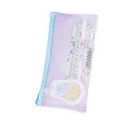 Gramigg Astuccio trasparente per matite ad alta capacità, resistente all'acqua, organizer per penne, per adulti, studenti, adolescenti, accessori da scrivania portatili, Viola