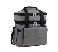 Gramigg Borsa Da Pasto Isolato A Perdita Con Strato Lamina In Alluminio Addensato Disegni Trasporto Drogheria Per Viaggi Uscita Esterna A Più Scomparti Alimentari Isolati Pendolari Pendolari