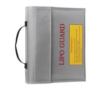 Gramigg Borsa di ricarica portatile resistente alle batterie, design non scoppio, con interno imbottito, custodia impermeabile per dispositivi portatili a prova di fuoco contenitore di stoccaggio, 1