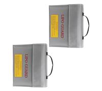 Gramigg Borsa di ricarica portatile resistente alle batterie, design non scoppio, con interno imbottito, custodia impermeabile per dispositivi portatili a prova di fuoco contenitore di stoccaggio, 2