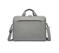 Gramigg Borsa per computer portatile Borse da trasporto 15.6incn con tracolla regolabile leggera Business Casual o uso scolastico per le donne Borsa a tracolla per laptop per uomo Sport, grigio, One