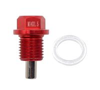 Gramigg Bulloni del Dado Scarico della Coppa Magnetica Vite Tappo Olio in Alluminio con Accessorio per La Sostituzione della Guarnizione Tappo Olio Magnetico per Installazione Facile