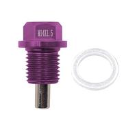 Gramigg Bulloni del Dado Scarico della Coppa Magnetica Vite Tappo Olio in Alluminio con Accessorio per La Sostituzione della Guarnizione Tappo Olio Magnetico per Installazione Facile