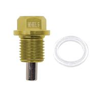 Gramigg Bulloni del Dado Scarico della Coppa Magnetica Vite Tappo Olio in Alluminio con Accessorio per La Sostituzione della Guarnizione Tappo Olio Magnetico per Installazione Facile