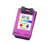 Gramigg Cartuccia 67XL Nera/Colorata capacità Affidabile per 2723 2721 2330 4122 2755 6052 6020 2320 Inchiostro per Stampa Fotografica