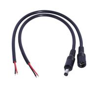 Gramigg cavo elettrico di AntiLoss di 5.5x2.1mm con la serratura girante per l'attrezzatura di sorveglianza e le tastiere elettroniche 18AWG