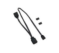 Gramigg Cavo splitter ARGB da 5 V a 3 pin, 1 femmina a 2 connettori maschio ARGB Splitter cavo di ricambio per telaio del computer CPU