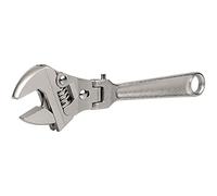 Gramigg Chiave a cricchetto regolabile professionale da 20,3 cm/25,4 cm, girevole a 180°, per la testa per l'installazione condizionata e la riparazione della chiave a cricchetto idroelettrica