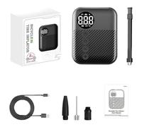 Gramigg Compressore D Portatile Con Display Digitale Gonfiatore Per Pneumatici a Ricarica Rapida Per Auto Biciclette Motociclette Scooter Pompe D Per Biciclette Portatili