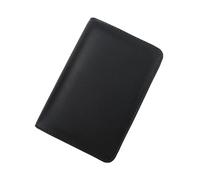 Gramigg Custodia in pelle per penne stilografiche con 10 scomparti, impermeabile, per penne, matite, accessori per scuola e ufficio, custodia impermeabile per penne e accessori per la scuola, Nero