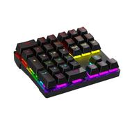 Gramigg Ergonomico 33Key RGB Illuminato Numero Meccanico Pad Hot Swappable USB Base Antiscivolo Per Ingresso Dati & Programmazione Personalizzabile Rgbs Retroilluminato Numeri Tastiere