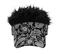 Gramigg Handcrochet Paisley Cappello Cosplay Accessori Costume Cappello Baseball Per Adulti Adolescenti Cool Spikes Steetwear Hiphop Caps Parrucca