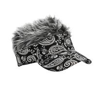 Gramigg Handcrochet Paisley Cappello Cosplay Accessori Costume Cappello Baseball Per Adulti Adolescenti Cool Spikes Steetwear Hiphop Caps Parrucca