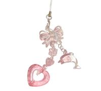 Gramigg Moda Cuore Bowknot Dolphin Hangings Pendente Dolce Telefono Cinghia Della Borsa Decorazione Portatile Hangings Lanyard Per Le Ragazze