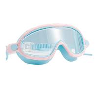 Gramigg Occhialini da nuoto per bambini, con ampia vista, rane, resistenti all'acqua e agli occhi, con tappi per le orecchie, per bambini dai 4 ai 14 anni