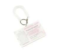 Gramigg Porta carte compatto in acrilico con motivo a ali angeliche, include pratico cordino per accessibilità, sacchetti in acrilico facili da pulire, B