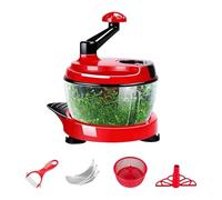 Gramigg Robot da cucina manuale multiuso Tritacarne Tritatutto per verdure dotato di acciaio 402 e separatore bianco per uova multifunzione robot da cucina