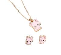 Gramigg Sofisticati Gioielli Per Gatti Accessori Orecchini E Collane Alla Struttura In Lega Adatta Indossare Comodamente Set Gioielli Gatti