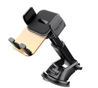 Gramigg Supporto per telefono da auto regolabile a 360 gradi, braccio telescopico di estensione per cruscotto, parabrezza, ventilazione, montaggio universale con clip di ventilazione