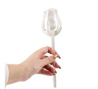 Gramigg Tulipani di vetro per innaffiare le piante a forma di tulipani, dispositivi di irrigazione automatica per casa e giardino, gadget novità per irrigazione delle piante