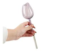 Gramigg Tulipani di vetro per innaffiare le piante a forma di tulipani, dispositivi di irrigazione automatica per casa e giardino, gadget novità per irrigazione delle piante
