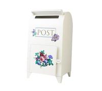 Gramigg Vecchio stile storico cassetta postale ad alta capacità Meteo Costruzione in metallo per residenze Premium Miglioramento all'aperto Grande capacità Cassetta postale vintage