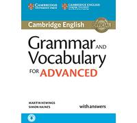 Grammar and Vocabulary for Advanced Book with Answers and Audio [Lingua inglese]: Self-Study Grammar Reference and Practice