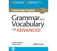 Grammar And Vocabulary per Advanced Libro Con Risposte By Simon Haines & Martin