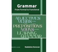 Grammar: From Formal to Functional (Copertina rigida)