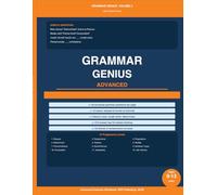 Grammar Genius Advanced: 20 fill-in-the-blank questions per page across 8 advanced grammar topics including clauses, passive voice, modal verbs, ... and formal tone - perfect for daily practice