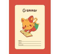 Grammar Practice Notebook - Wide Ruled - 8.5 x 11 Inches - Clever Critters Series: Practice Parts of Speech, Sentences & Punctuation | Wide Ruled Notebook for Elementary Kids