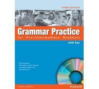 Grammar practice PRE INTERMEDIATE book with key and cd rom