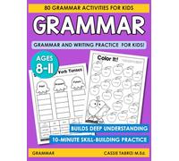 Grammar Workbook: Grammar and Writing Practice for kids 8-12, 2nd grade grammar, 3rd grade grammar workbook