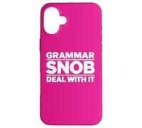 Grammatica Snob Affrontarlo - Sarcastico inglese umorismo Custodia per iPhone 16 Plus