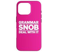 Grammatica Snob Affrontarlo - Sarcastico inglese umorismo Custodia per iPhone 16 Pro
