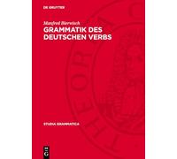 Grammatik Des Deutschen Verbs